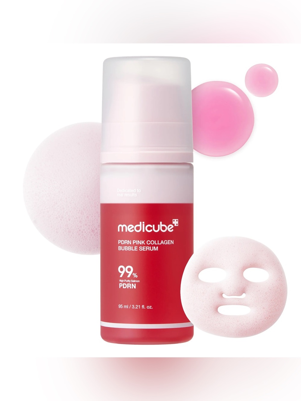 Medicube PDRN Pink Collagen Bubble Serum
